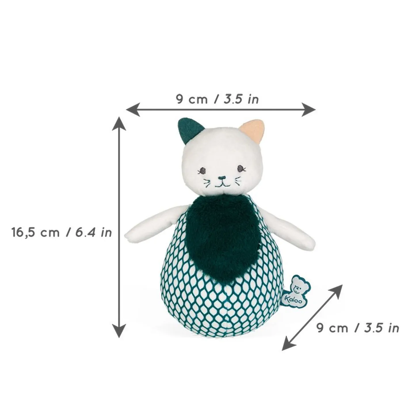 Kaloo Cat Tumbler Toy For Baby
