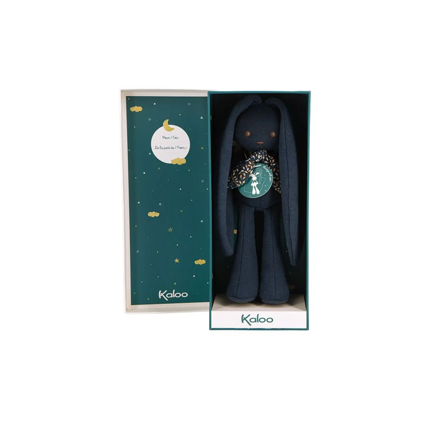 Kaloo Doll Rabbit Midnight Blue 9.8 In