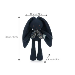 Kaloo Doll Rabbit Midnight Blue 9.8 In