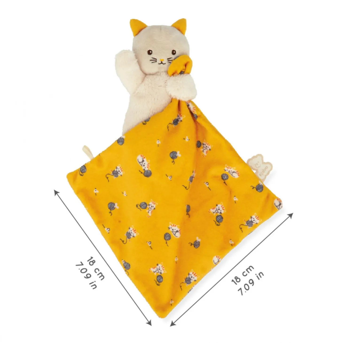Kaloo Doudou Cat Yellow