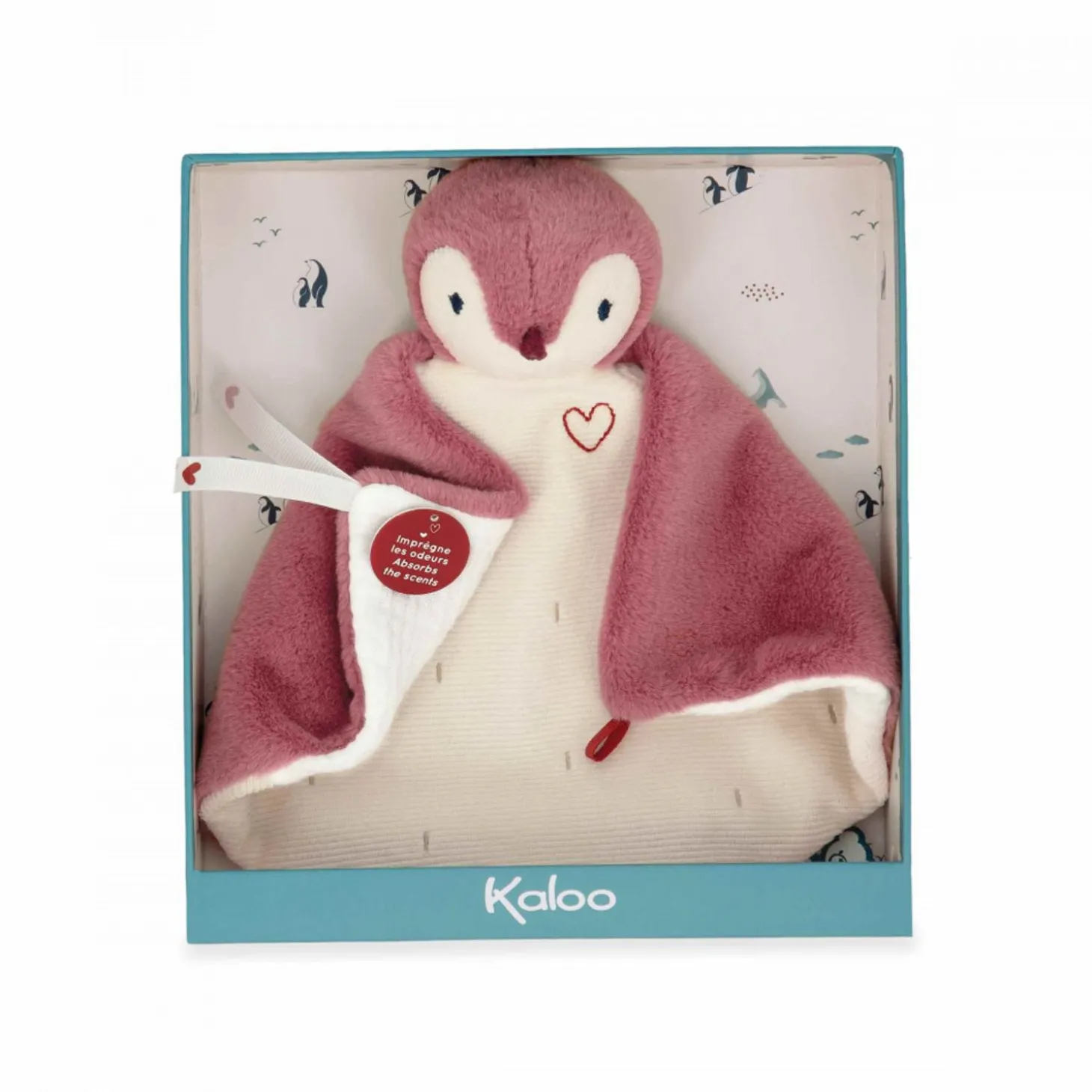 Kaloo Doudou Penguin Pink