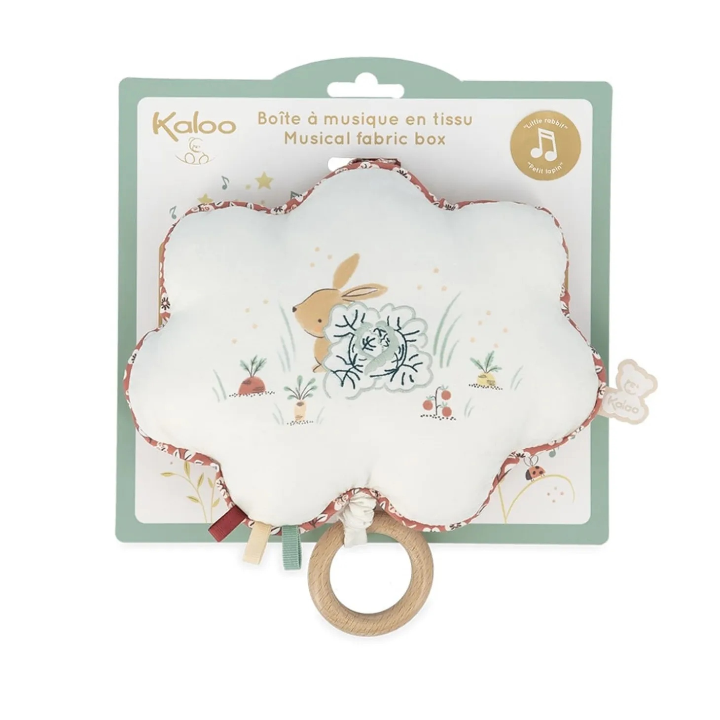 Kaloo Fabric Musical Box "Little Rabbit" (Mon Petit Lapin)