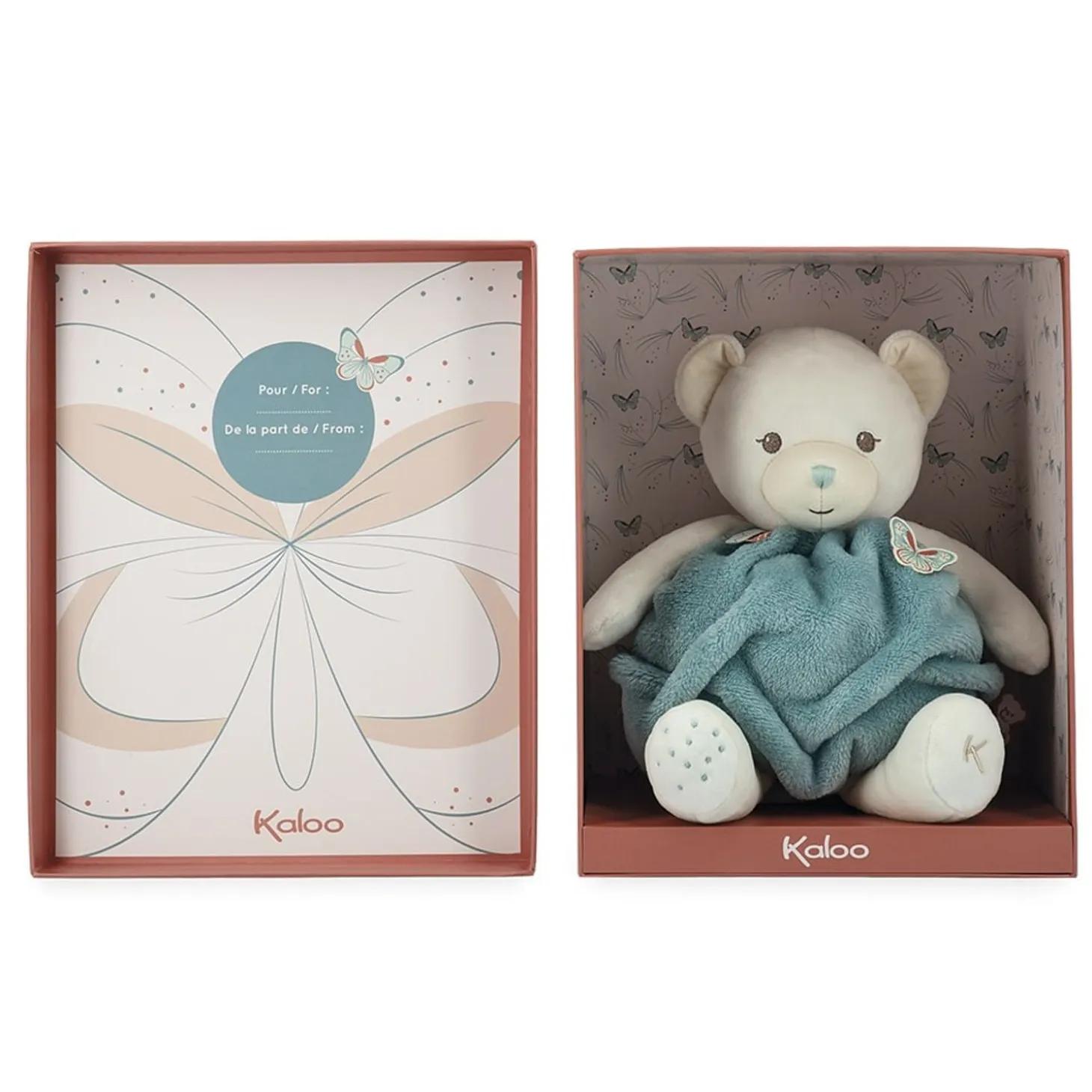 Kaloo Green Teddy Bear Bubble Of Love - 30 Cm (11.8 In)
