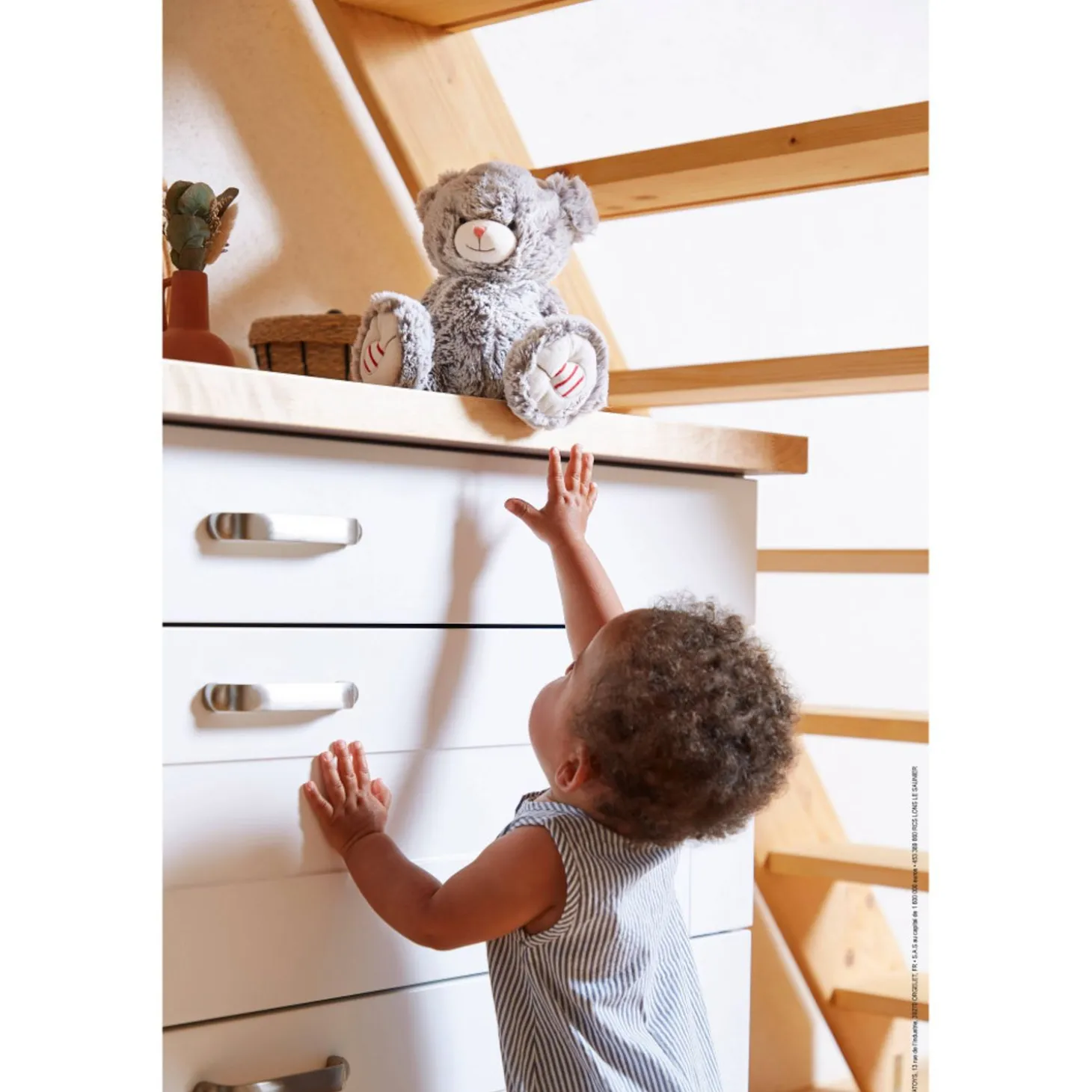 Kaloo Grey Prestige Musical Teddy Mae