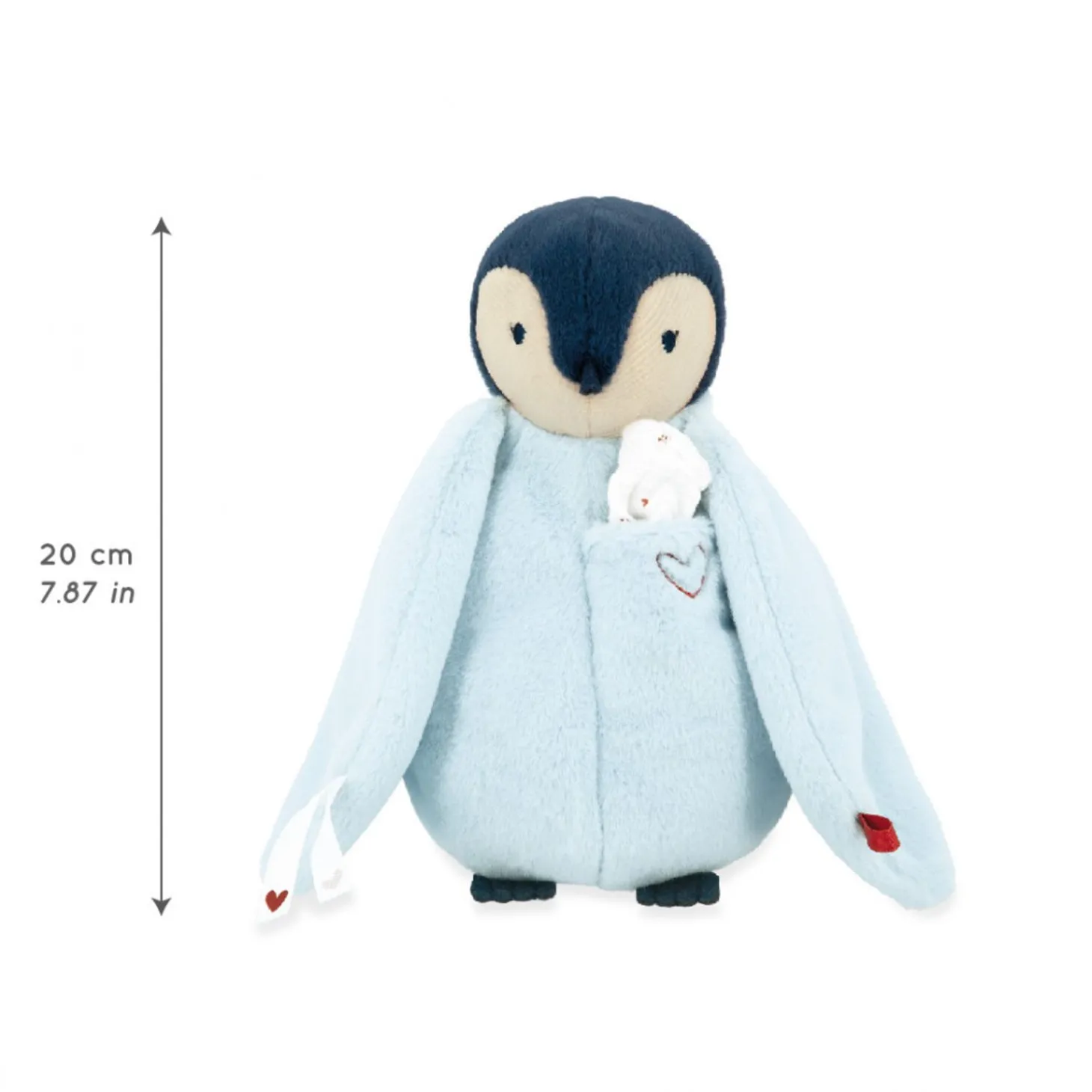 Kaloo Kissing Plush Penguin Blue