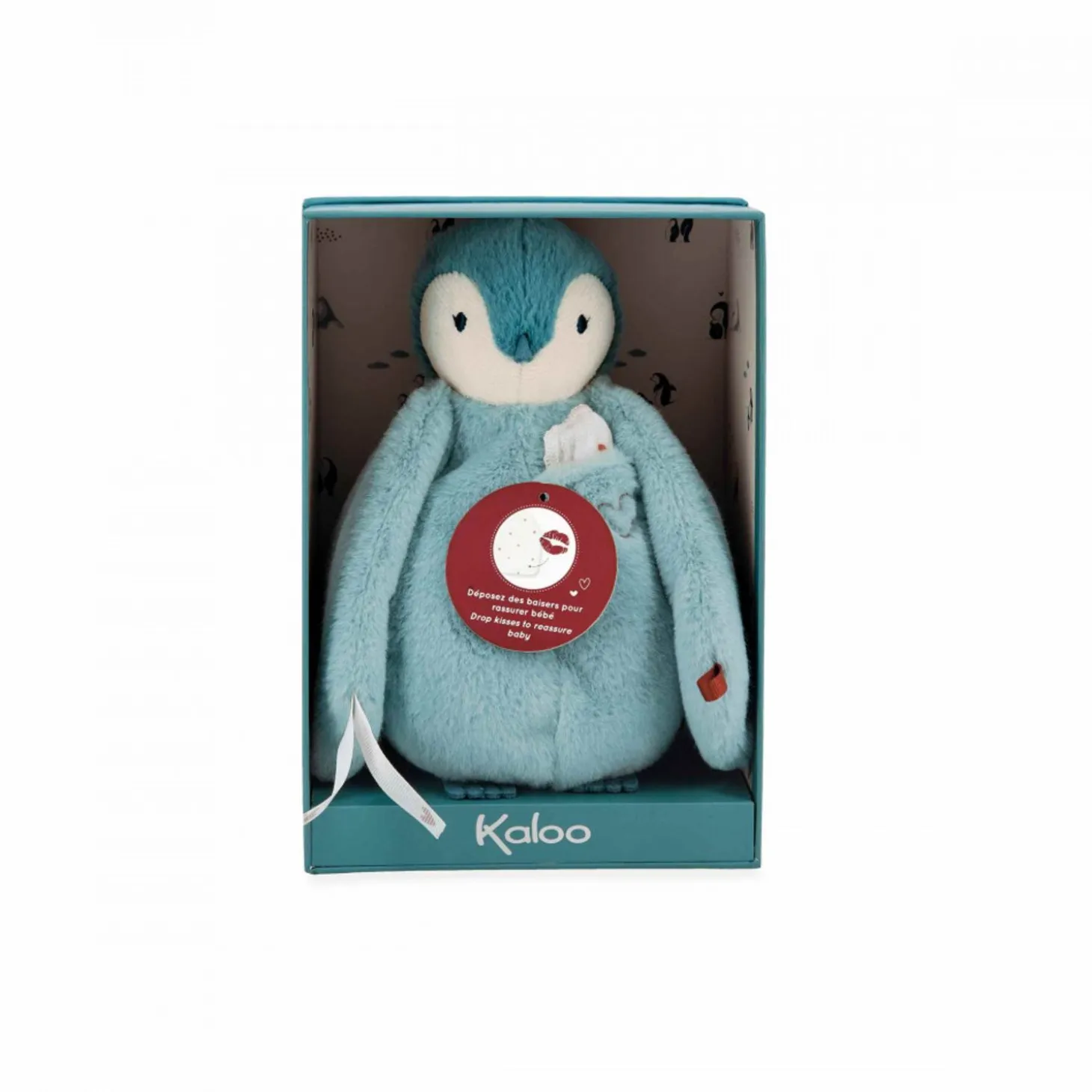 Kaloo Kissing Plush Penguin Green