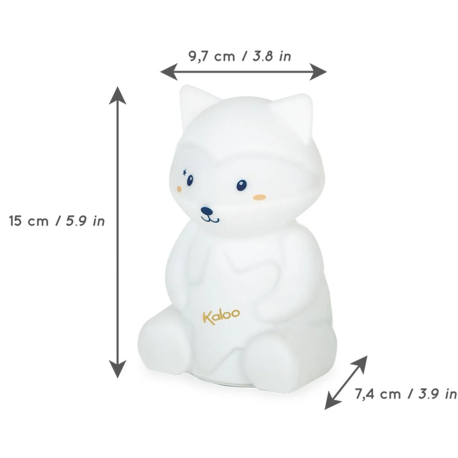 Kaloo My Soft Led Nightlight Racoon - Silicone