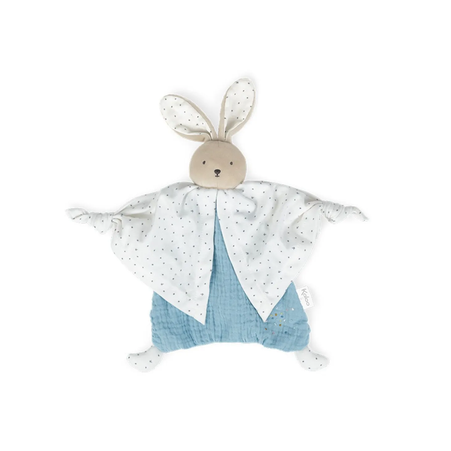 Kaloo Organic Cotton Blue Doudou Rabbit