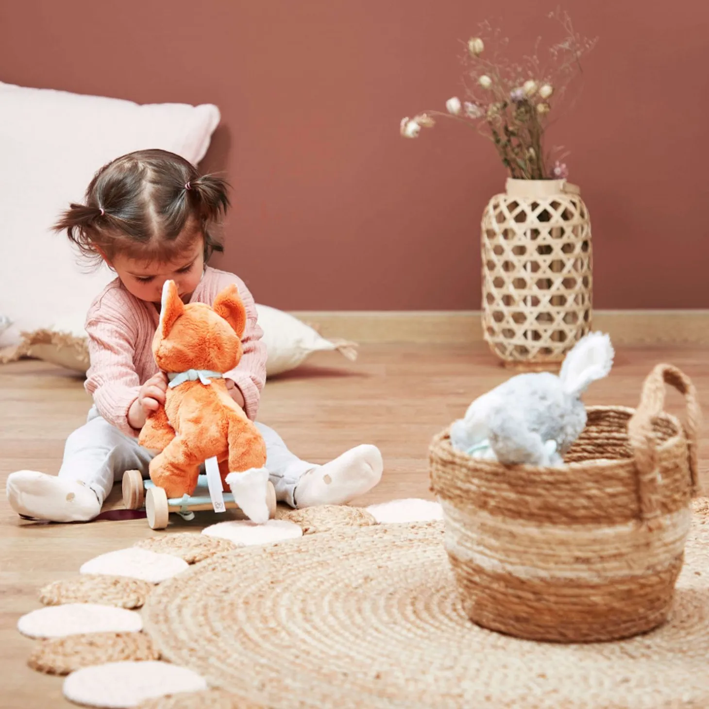 Kaloo Paprika Fox Pull Along