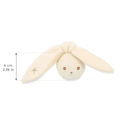 Kaloo Rabbit Rattle Ball Cream