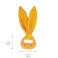 Kaloo Rabbit Teether Ochre