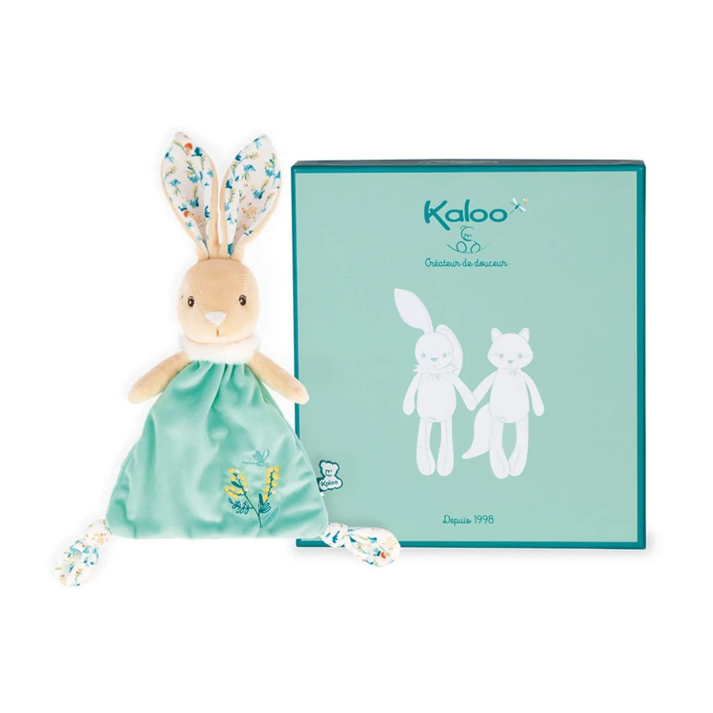 Kaloo Triangle Doudou Rabbit Justin - 20Cm
