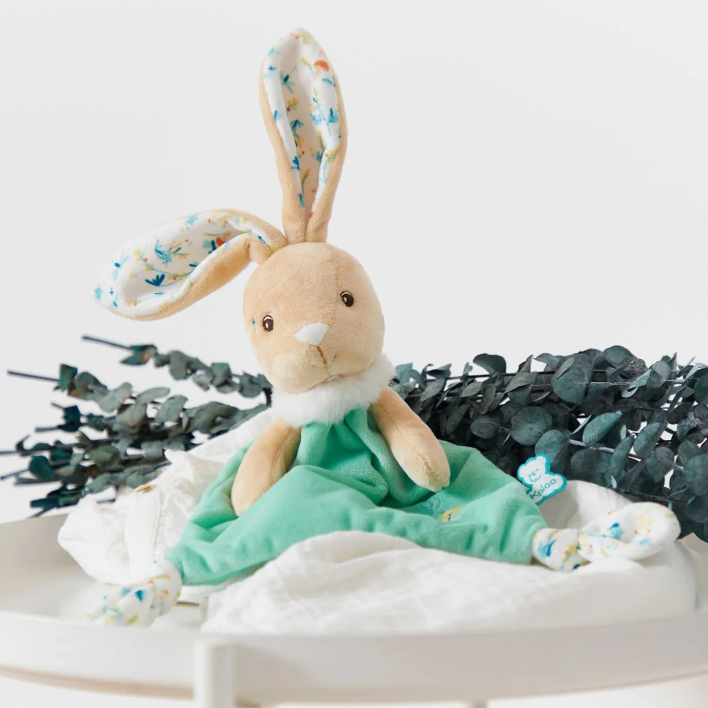 Kaloo Triangle Doudou Rabbit Justin - 20Cm