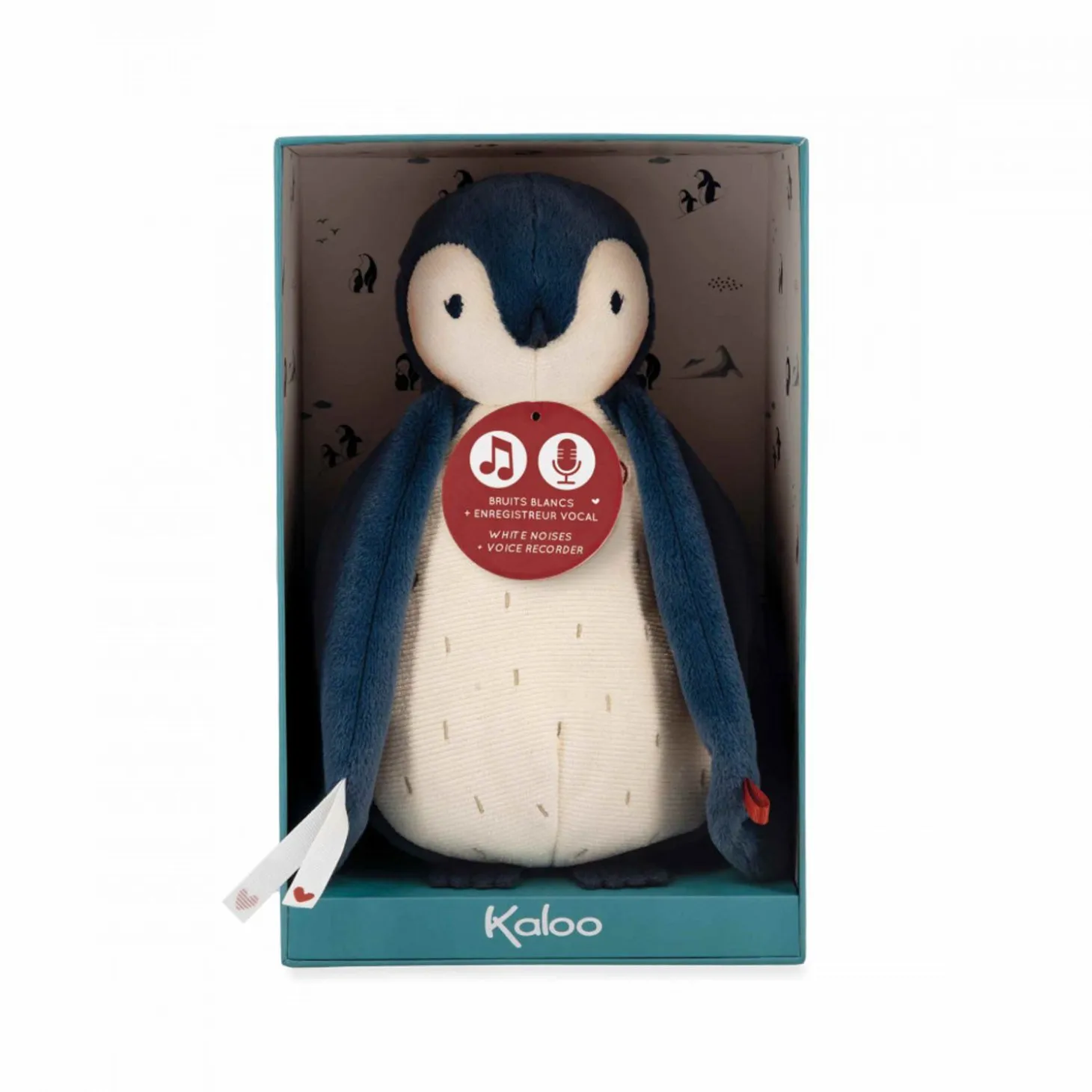 Kaloo White Noises Voice Recorder Plush Blue