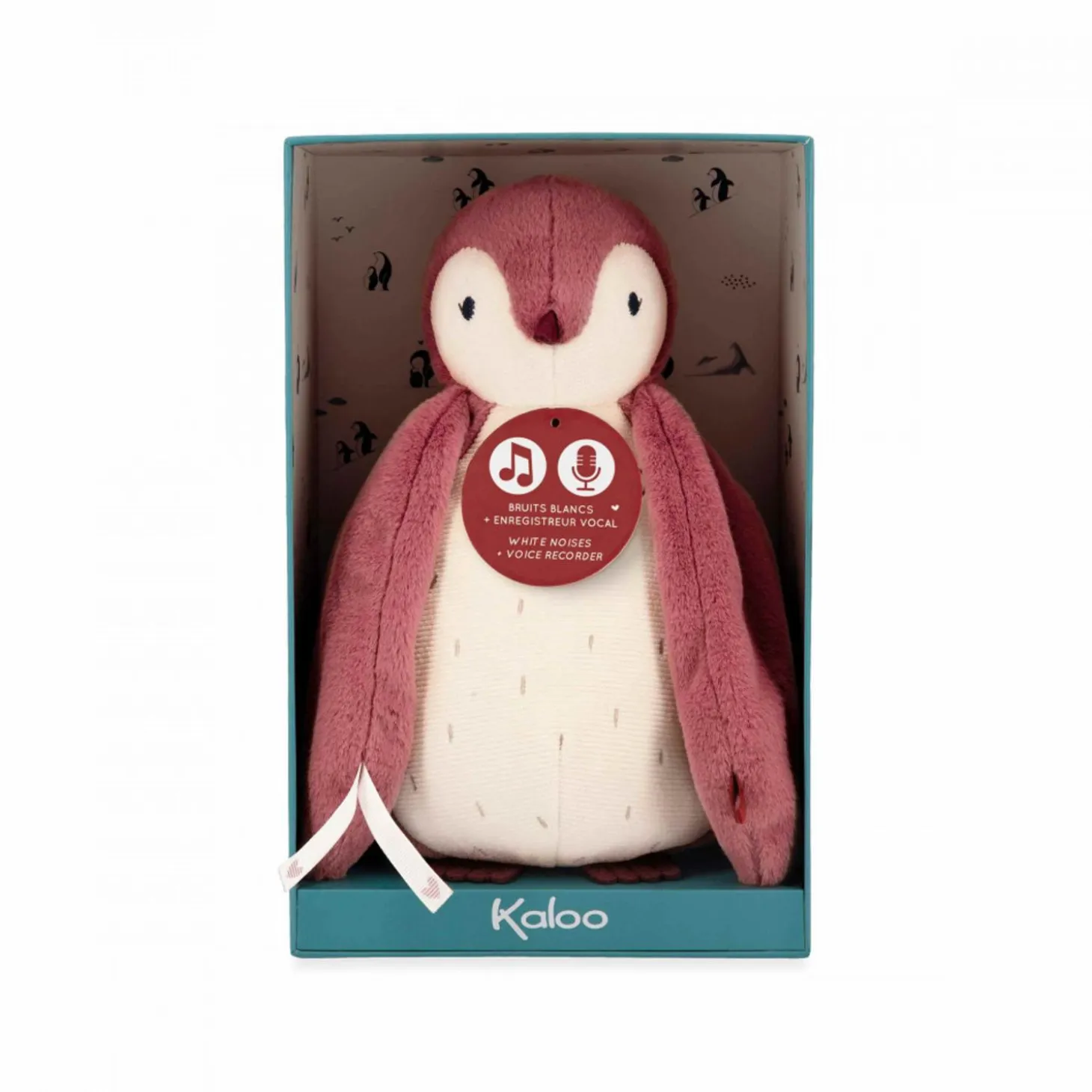 Kaloo White Noises Voice Recorder Plush Pink